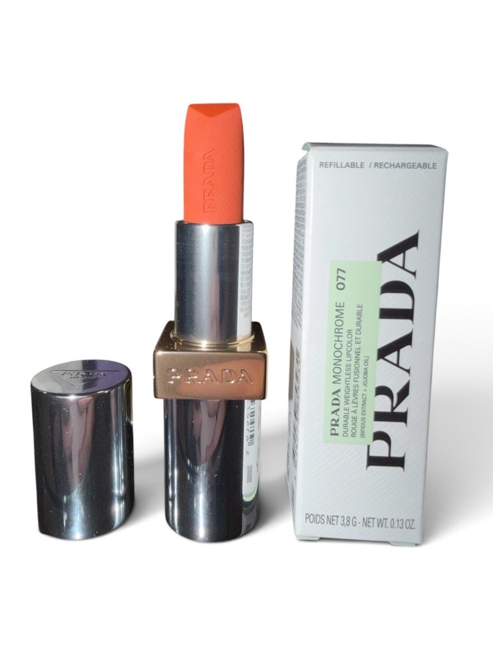 Prada Monochrome Weightless Lipcolor Lipstick Shade O77